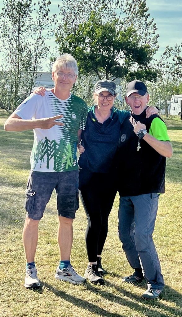 Die Leistungsrichter Jürgen Schmidt (Saarland) + Sven Droste (Berlin/Brandenburg) + Prüfungsleiterin Daniela Pantermöller